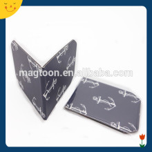 Dark color print paper cool magnet bookmark